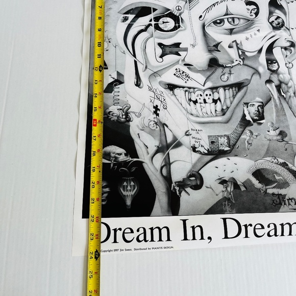 Vtg 1997 Jim Sweet Art Poster College Collection Wall Room Decor 18x24 poster - Picture 3 of 4